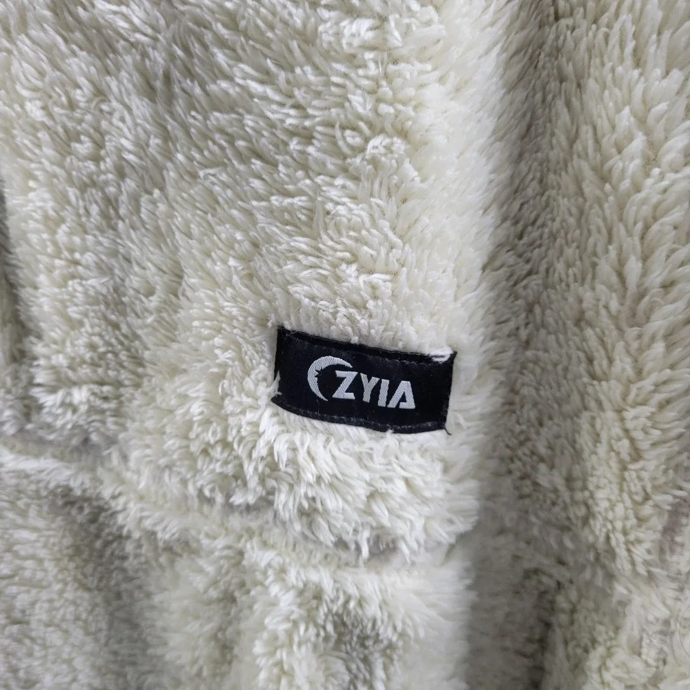 Zyia Cream 1/4 Zip Sherpa Fleece Pull Over Size 3XL 91223-1clo3
